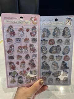 Y*様 mofusand ボンボンドロップシール 2種セット 裏面ありのサムネイル