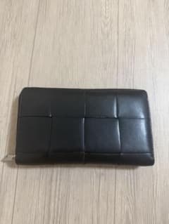 BOTTEGA VENETA マキシイントレチャート 長財布 ブラックのサムネイル