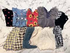 週末限定値下げ！女の子ベビー服11点まとめ売りのサムネイル