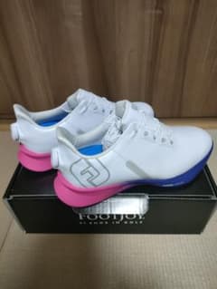 FOOTJOY ゴルフシューズ ホワイト/ピンク/ブルーのサムネイル