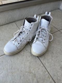 希少！DIESEL DIAMOND ホワイト 28cm レザー ハイカット - メルカリ
