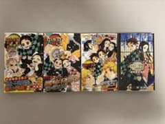 Demon Slayer: Kimetsu no Yaiba novels (3 volumes) and updated fanbook (1 volume)