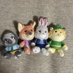 ミルキーボア　ズートピア ぬいぐるみ 4体セット