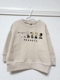 新品未使用 スヌーピー 微裏起毛トレーナー 90 西松屋 ※ 小さなほつれありのサムネイル