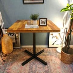 ACME Furniture カフェテーブル ヴィンテージ調 アイアン脚 ACME Furniture カフェテーブル ヴィンテージ調 アイアン脚 - メルカリ