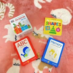 英語絵本5冊(はらぺこあおむし他)&フラッシュカード2セットのサムネイル