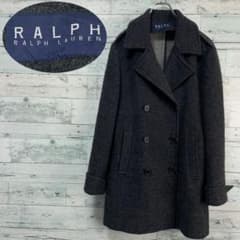 【レアXL☆EURO輸入】ラルフローレン ウールジャケット Pコート ブラック レアXL☆EURO輸入】ラルフローレン ウールジャケット Pコート ブラック