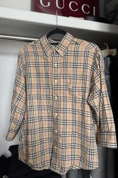 j*t様 90s Burberrysノバチェック 長袖シャツ Msize - メルカリ