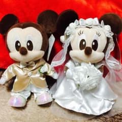 結婚 ミッキー ミニー ぬいぐるみのサムネイル