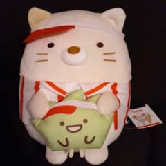 스미코구라시 라운드 원 오오키나코로트 봉제인형 BIG 고양이
