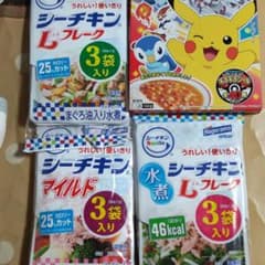 非常食セットポケモンカレー＆シーチキン3種類各3パック入りのサムネイル