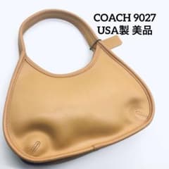 オールドコーチ エルゴキャメル レザー ハンドバッグ 9027