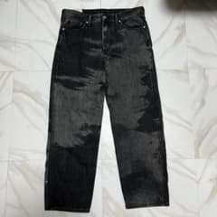 H&M ルーズフィット Ｍサイズ　デニムパンツ ブラック 32/30のサムネイル