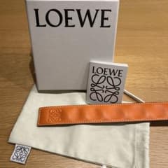 LOEWE アナグラム スラップブレスレット オレンジ(保存袋、箱付)のサムネイル