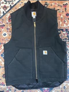 美品　Carhartt V01 BLK ダックベスト ブラック Mのサムネイル