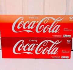 アメリカ ソーダ コカ・コーラ バニラ味 チェリー味 計24缶 - メルカリ
