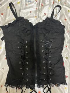 TRIPP NYC コルセットスカルの刺繍トップスのサムネイル