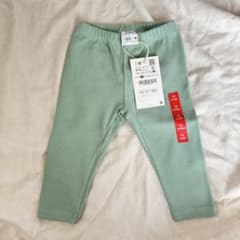 ZARA ベビー レギンス 9-12ヶ月 グリーンのサムネイル