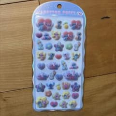 スティッチ COTTON PUFFY シールのサムネイル