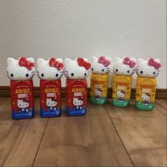 韓国限定 セブンイレブン ハローキティ ドリンク キーホルダー 6本 