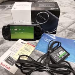 PSP3000 피아노 블랙 PSP 몬스터 헌터 세트