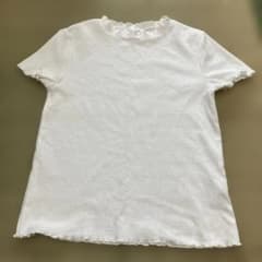 GU メロウネック 半袖Tシャツ ホワイト Mのサムネイル