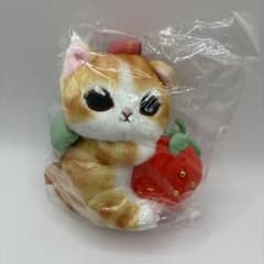 mofusand MERCI STRAWBERRY 딸기 차 흰 고양이
