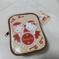 新品 サンリオ チャーミーキティ＆ハニーキュート バレンタイン ポーチ