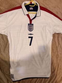 【交渉可】UMBRO イングランド代表 ベッカム ユニフォーム 7のサムネイル