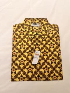 ヒトデマン 柄 ジョグジャカルタ限定ポケモンバティック半袖シャツ L 