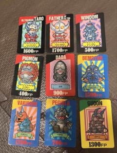 ウルトラマン倶楽部 カード 9枚 バンプレスト まとめ売り - メルカリ