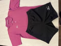 MIZUNO テニスウェア ポロシャツ ピンクのサムネイル