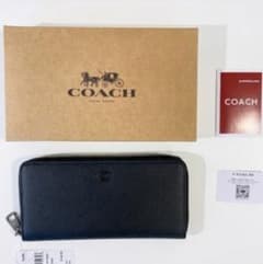 新品・未使用】COACH ブラック 長財布 型番:CJ884 - メルカリ