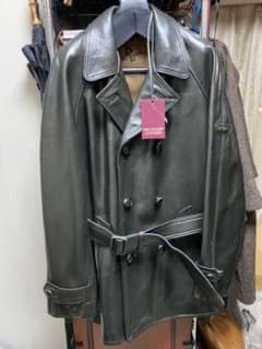 新品未使用 ◆ ルイスレザー ◆ レザートレンチコート ◆ Largeのサムネイル