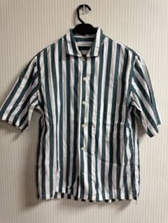 UNIQLO AND LEMAIRE ストライプ 半袖シャツ　Vintageのサムネイル