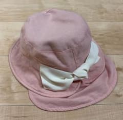 branshes キッズ 帽子 ピンク リボン 56cmのサムネイル