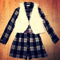 チェックシャツワンピのサムネイル
