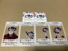 中日ビル1周年記念 ドアラカード 4枚セット ステッカー付のサムネイル