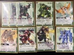 ガンダムウォー 緑単 デッキ シャア、ザク、黒い三連星、基本G - メルカリ