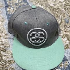 Stussy スナップバックキャップ グレー/ミントのサムネイル