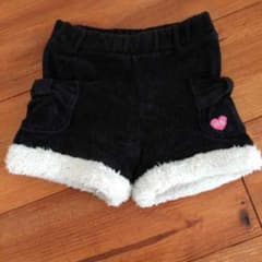 最終値下げ！ミキハウス 80 コーデュロイ あったかショートパンツのサムネイル