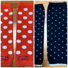 MIKI HOUSE ミキハウス ドット 水玉 レッグウォーマー セットのサムネイル