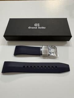 Grand Seiko ラバーベルト ネイビー 専用箱付き Grand Seiko ラバーベルト ネイビー 専用箱付き - メルカリ