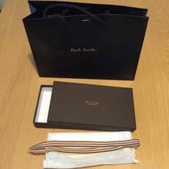 Paul Smithの長財布用の空箱とショップ袋のサムネイル