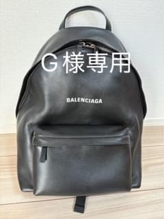 BALENCIAGA ブラックレザー リュックのサムネイル