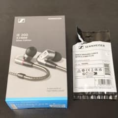 SENNHEISER IE 200 シルバー 純正4.4mmバランスケーブル付き - メルカリ