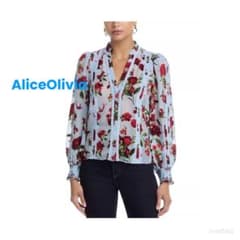 ❇️AliceOlivia正規24秋新作アリスオリビア花柄ブラウス ❇️AliceOlivia正規24秋新作アリスオリビア花柄ブラウス 【公式通販】