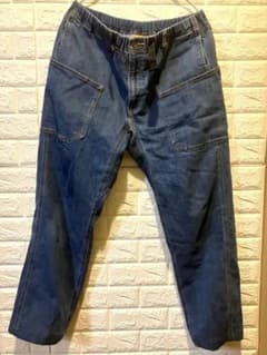 GRIP SWANY グリップスワニー ワイドキャンプパンツ ライトインディゴ
