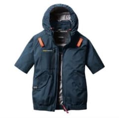 BURTLE エアークラフト 半袖ブルゾン AC1156 ネイビー XXLのサムネイル