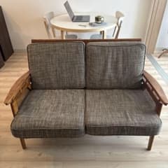 直接引取限定] ACMEアクメファニチャー WICKER SOFA 2P - メルカリ